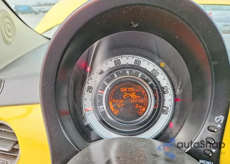 2013 Fiat 500 Pop z USA, uszkodzony, nr VIN 3C3CFFAR0DT543955